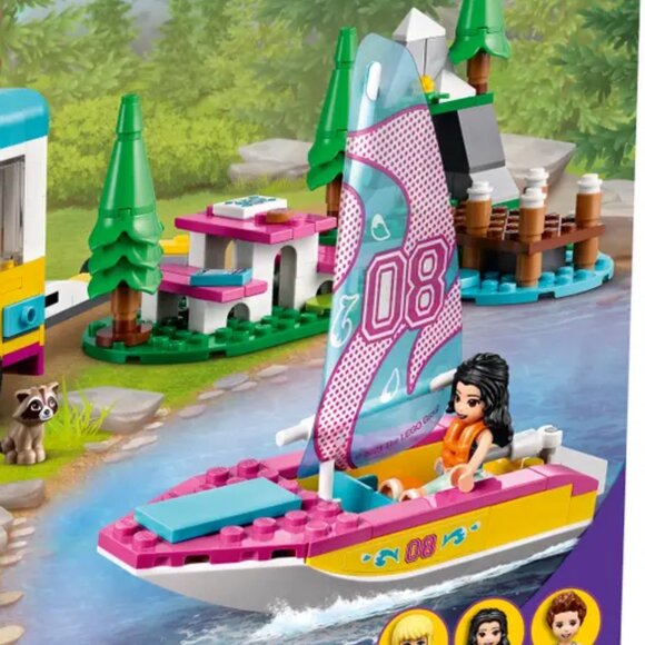 Lego Brand New Friends Camper Van and Sailboat 41681 Building Kit - Picture 4 of 13